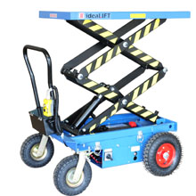 0.3噸越野式半電動(dòng)升降平臺(tái)車